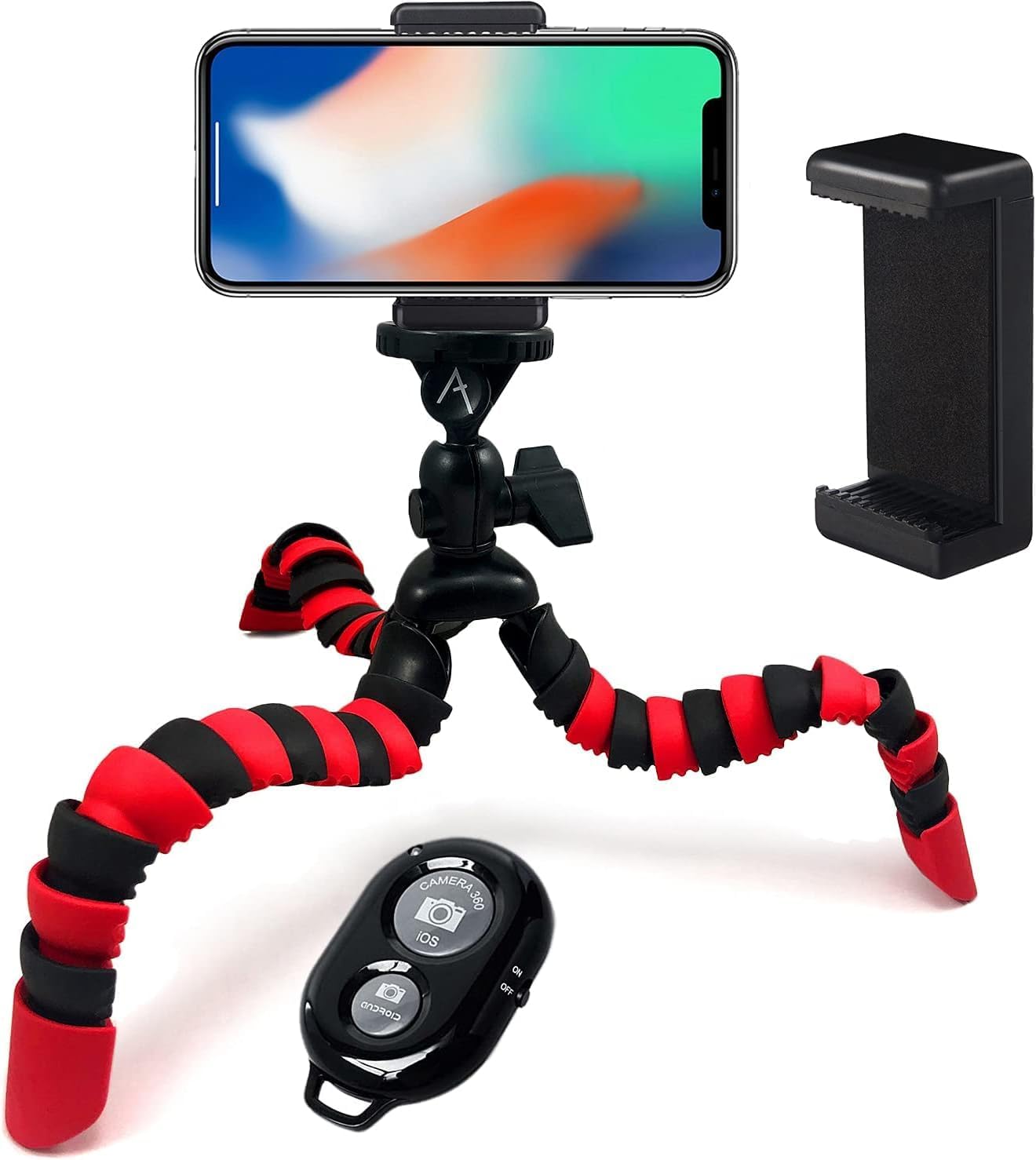 Acuvar 8" Flexible Tripod Stand for Cameras and Cellphones, Compact Mini Tripod for Video Recording, Vlogging and Travel Photography image 5