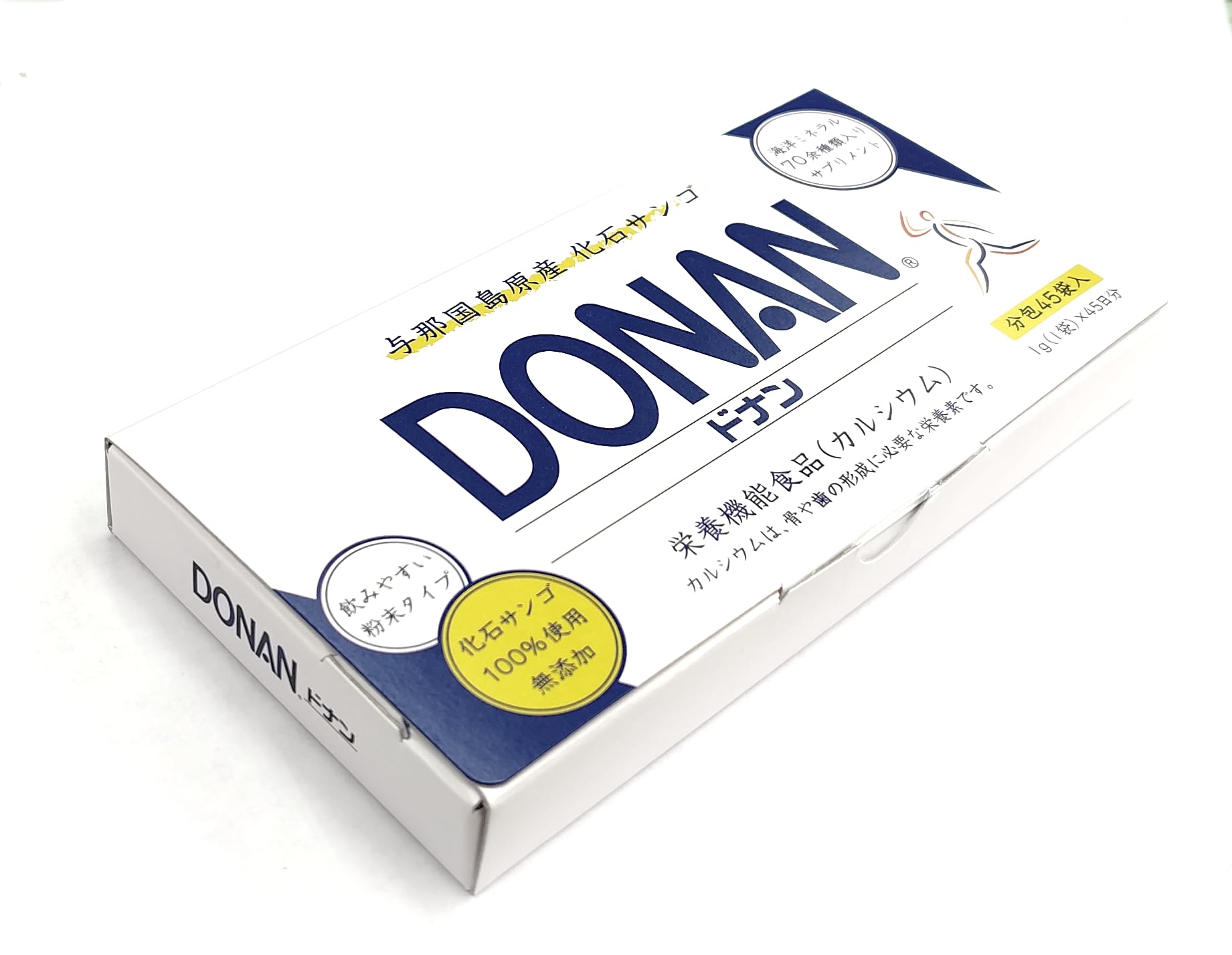 Amazon | ドナン DONAN 分包 リニューアル 化石サンゴ 1g×45包 栄養