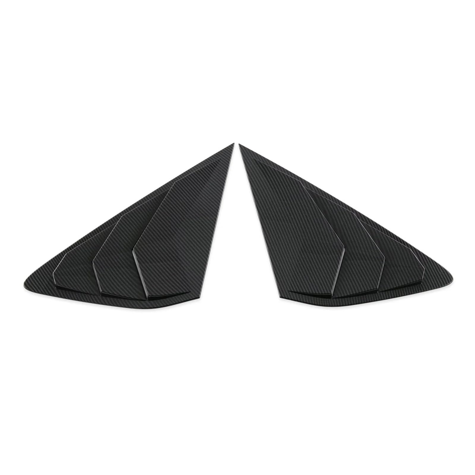 Accessories Compatible for Honda Accord Sedan 2023 2024 Rear Window Louver Shutter Side Vent Cover Trim Sticker Carbon Fiber Car Styling