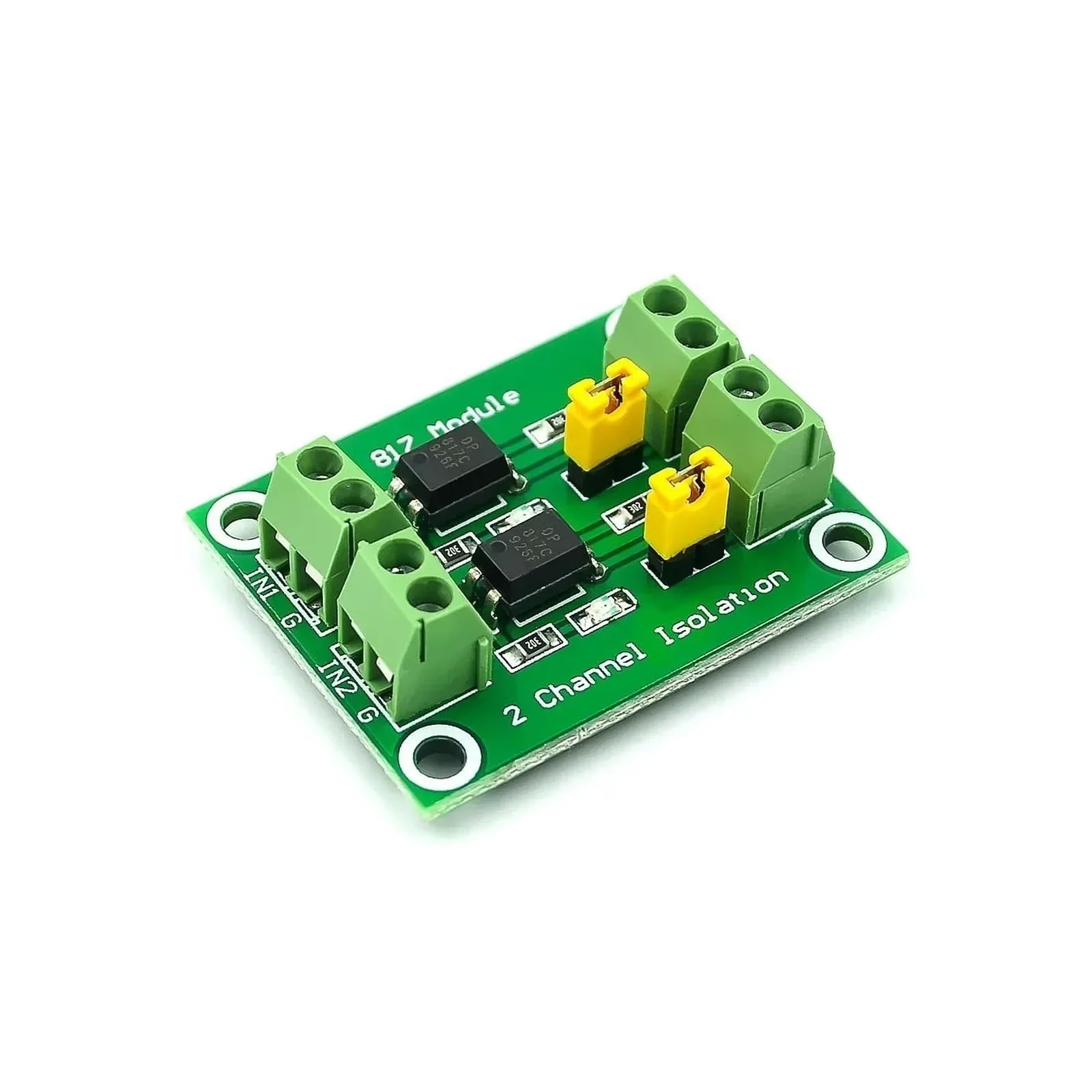 HZBB Optoelectronic Isolated Voltages Adapter Module 2/4 / 8Channel Board Module with 3.6-30V Output for Circuit Protections Optocoupler Isolation Board