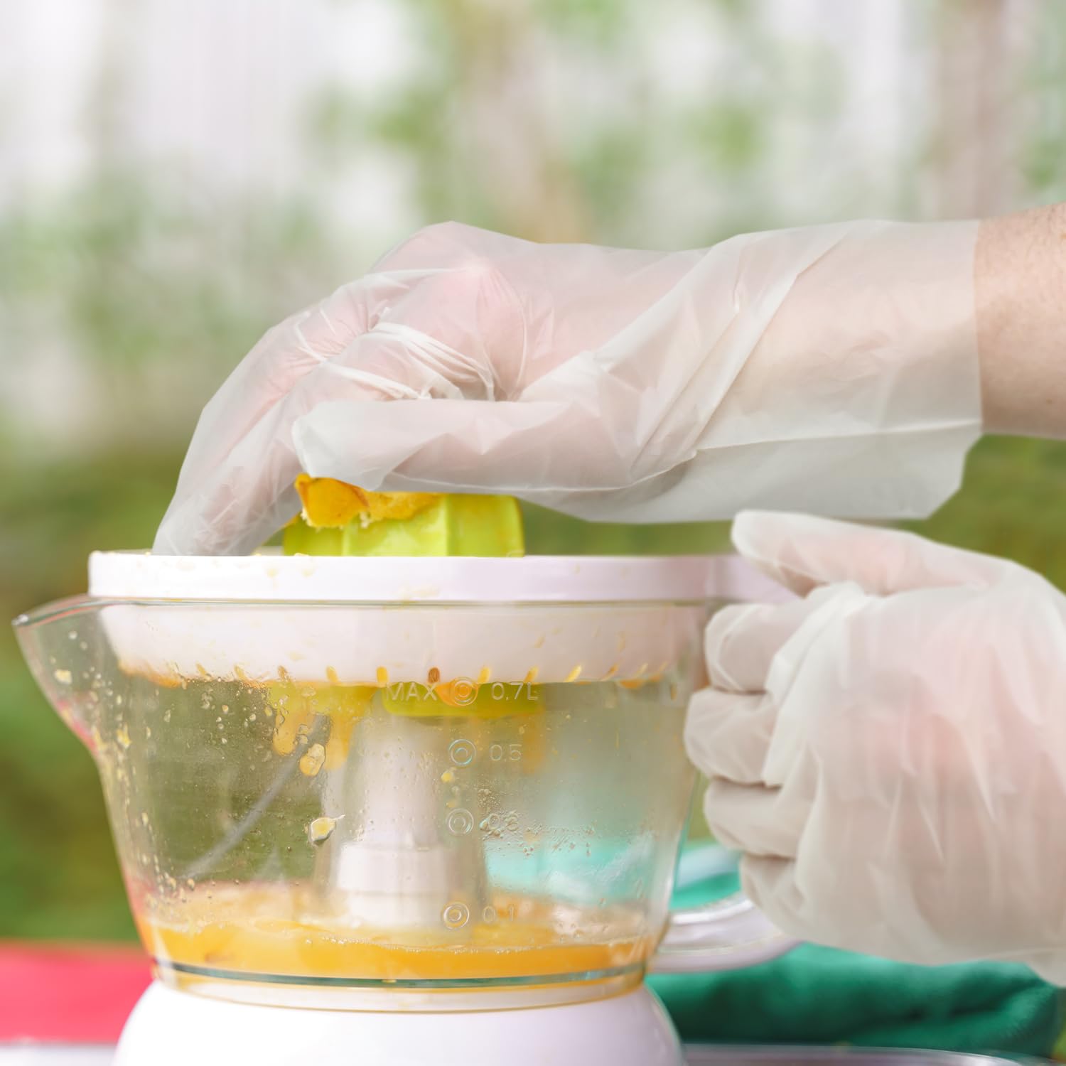 Joeji's Kitchen Jednorazowe rękawiczki S, jednorazowe, do kontaktu z żywnością, ekologiczne rękawiczki jednorazowe, bez lateksu, w 100% kompostowalne - małe