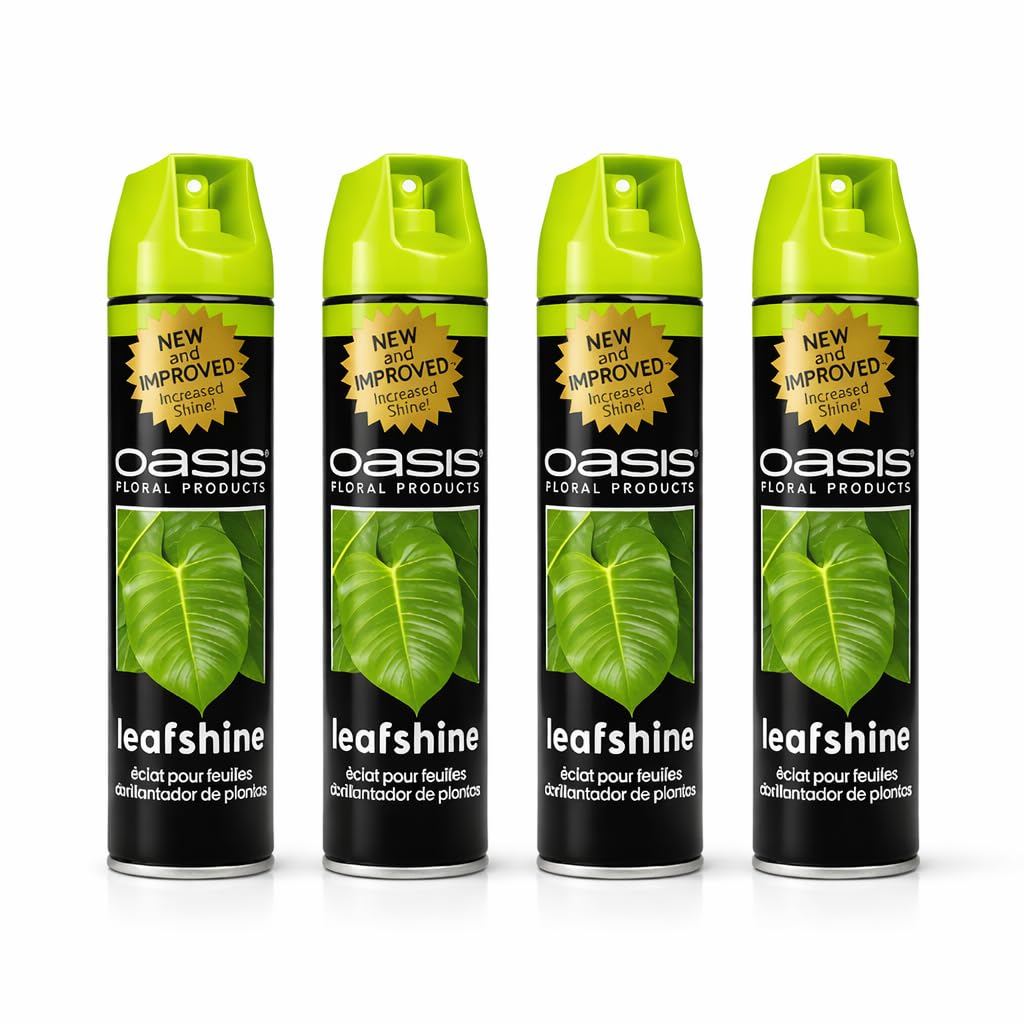Oasis Leaf Shine Spray, Solution To Protect Indoor Plants, Leaves, Foliage From Water Spots & Calcium Deposits, Home & Garden (leafshine_04)-image-4