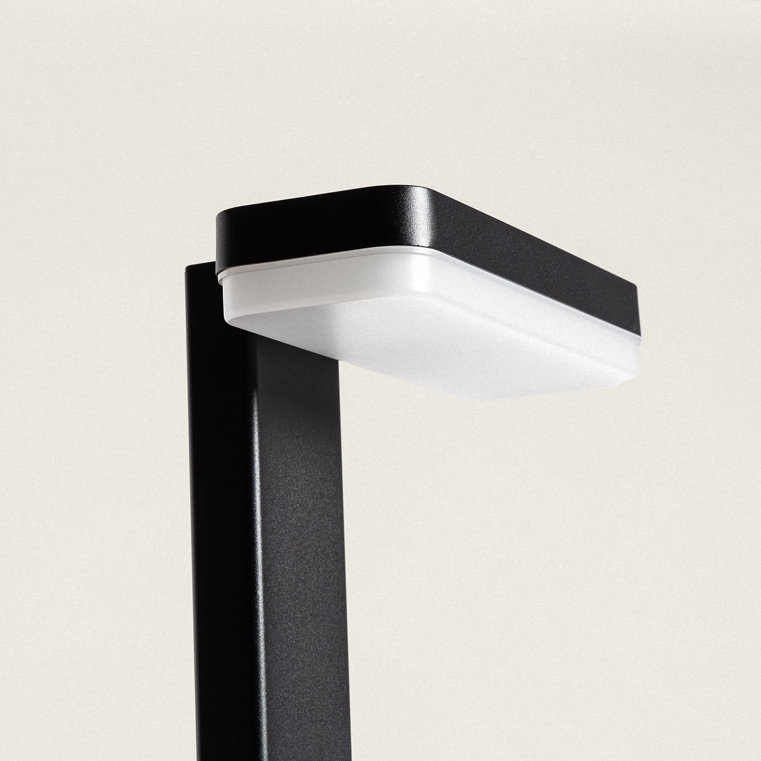 LEDKIA Baliza Exterior LED 50cm 10W Aluminio Mirto Negro Negro
