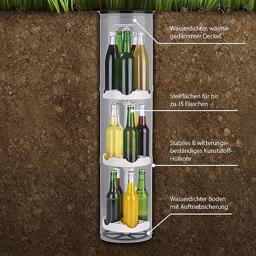 Bierkühler EASYmaxx Flaschenkühler für Outdoor und Camping