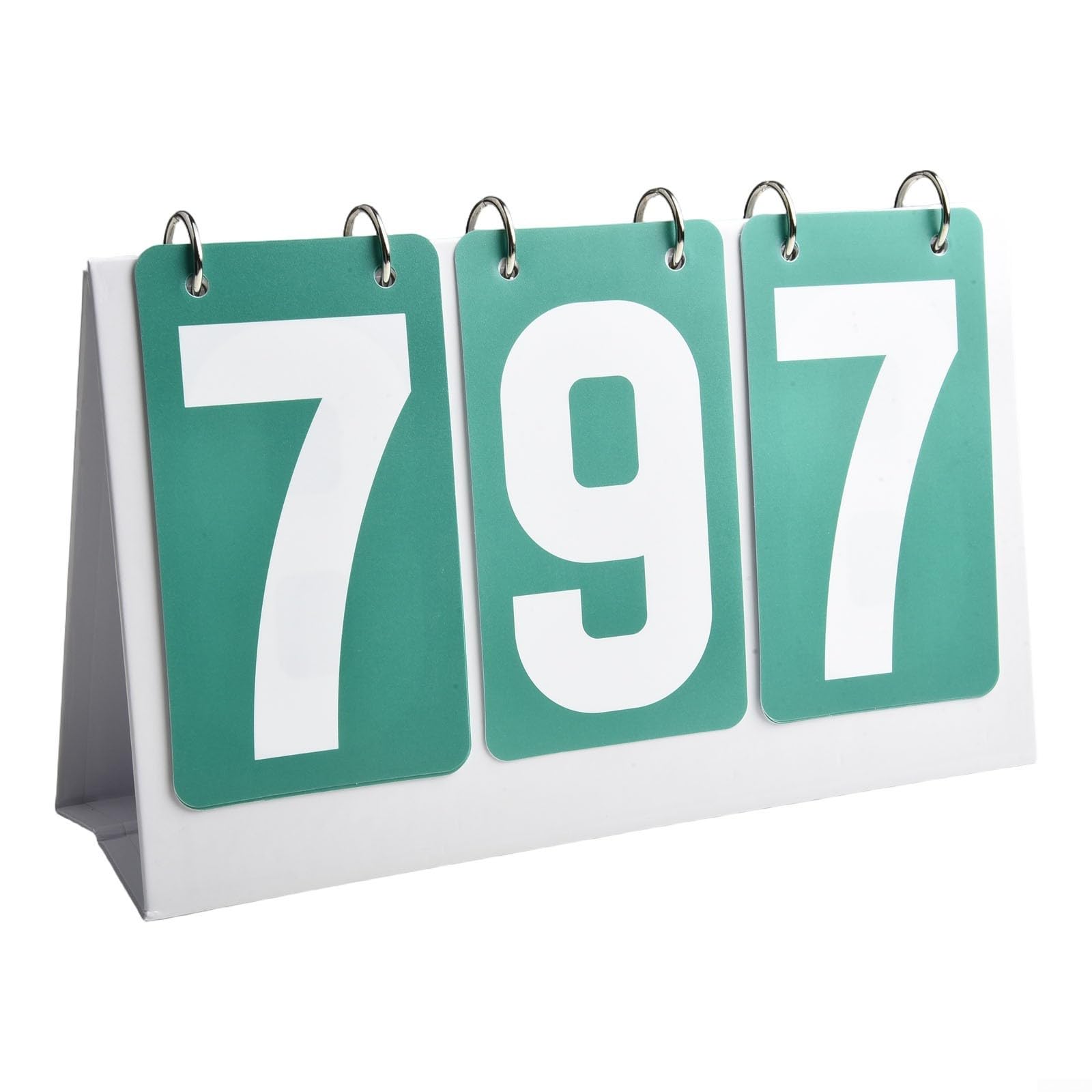 YJDOORPLAY Sleek and Portable Tabletop Scoreboard Flipper Perfect Addition to Any Sport Event Setup (Green)