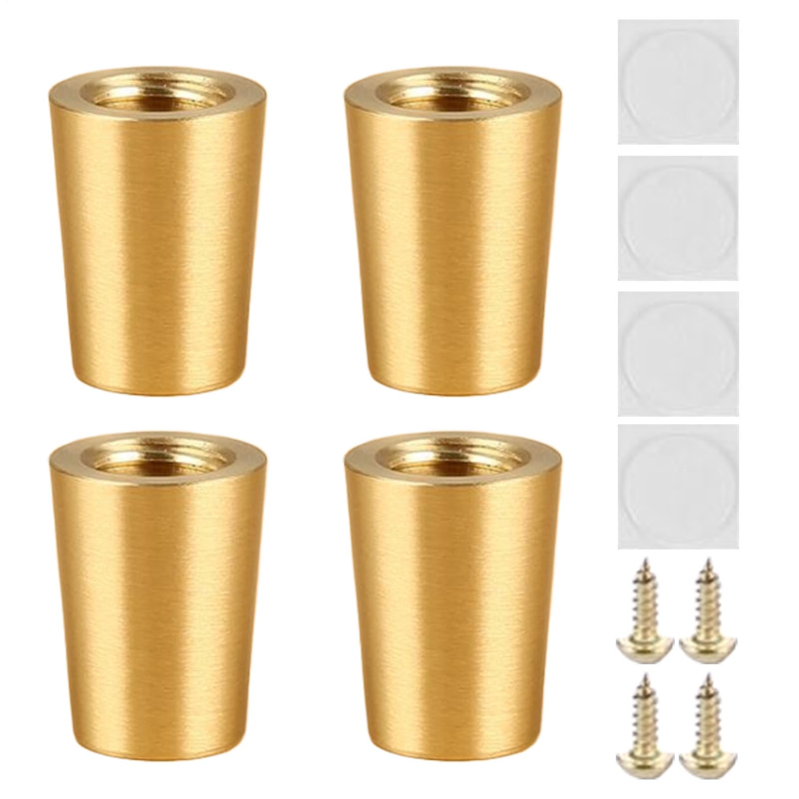 Patas de metal para muebles con nivelación y reducción de ruido para patas de sofá