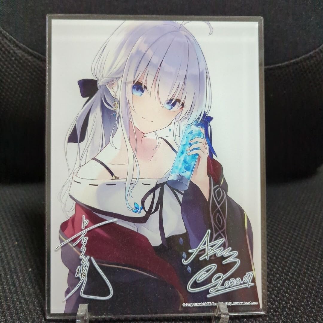 魔女の旅々 イレイナ アクリルプレート　あずーる先生サイン入り風) 魔女の旅々」公式 on X: 
