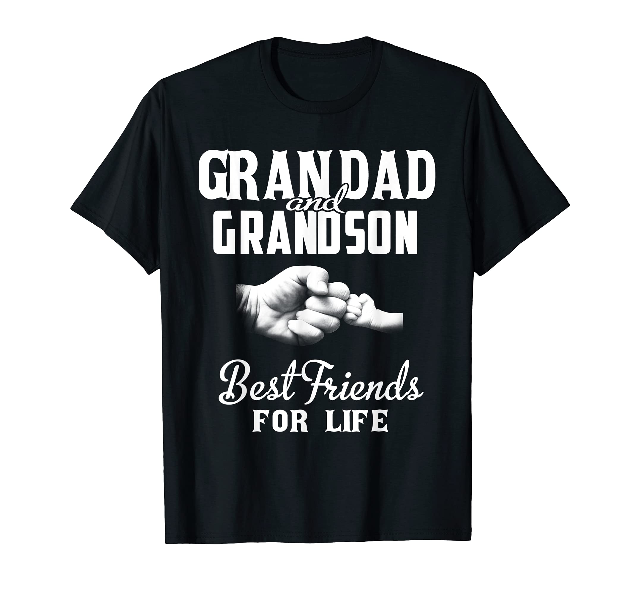 FAMILY 365Grandad And Grandson Best Friends For Life Grandpa Gift Men's T-ShirtOEKO-TEX STANDARD 100