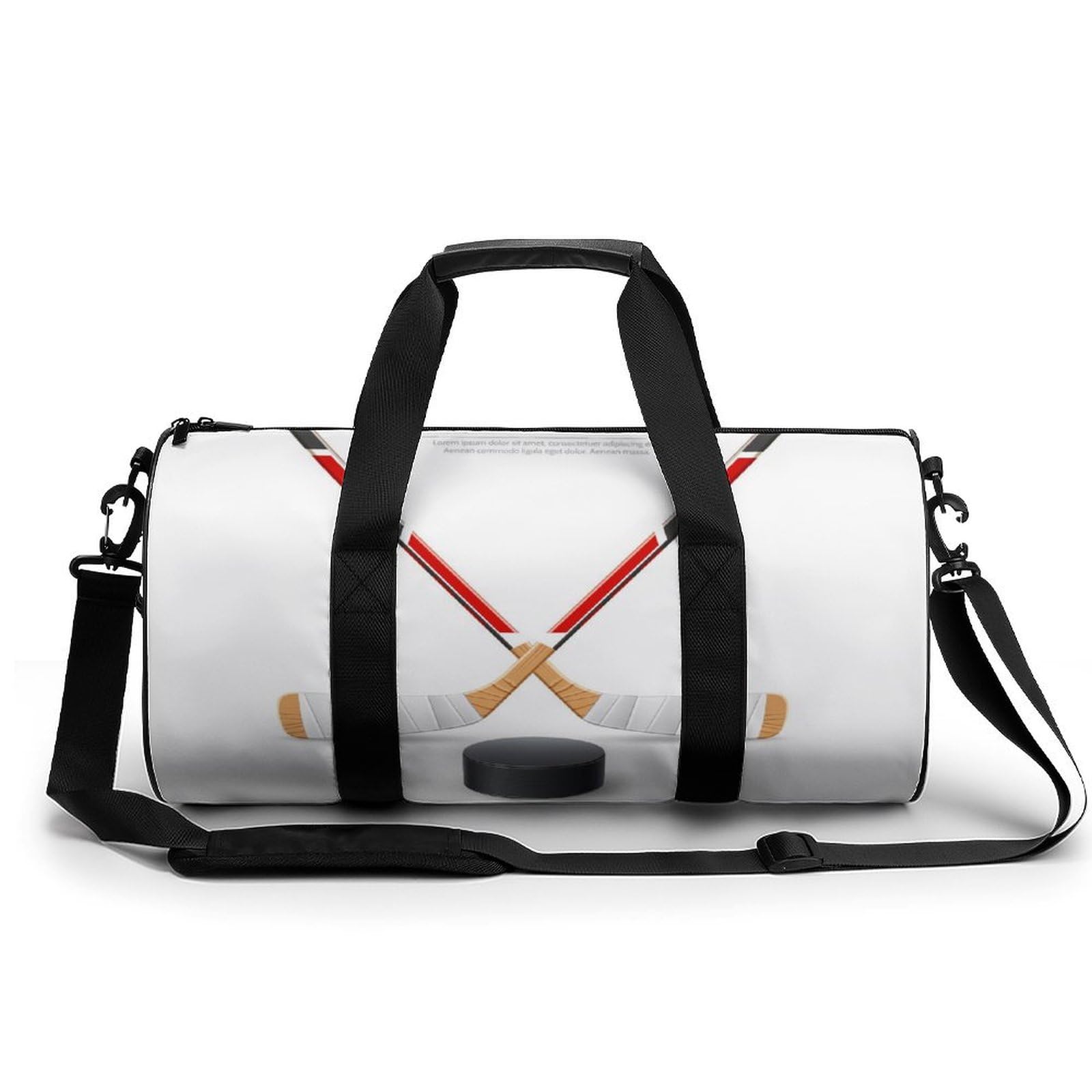 Hockey sur Glace Sac De Sport Gym Sac De Voyage Sac Week-End Duffel Bag pour Camping Randonnée Voyage 45x23x23cm