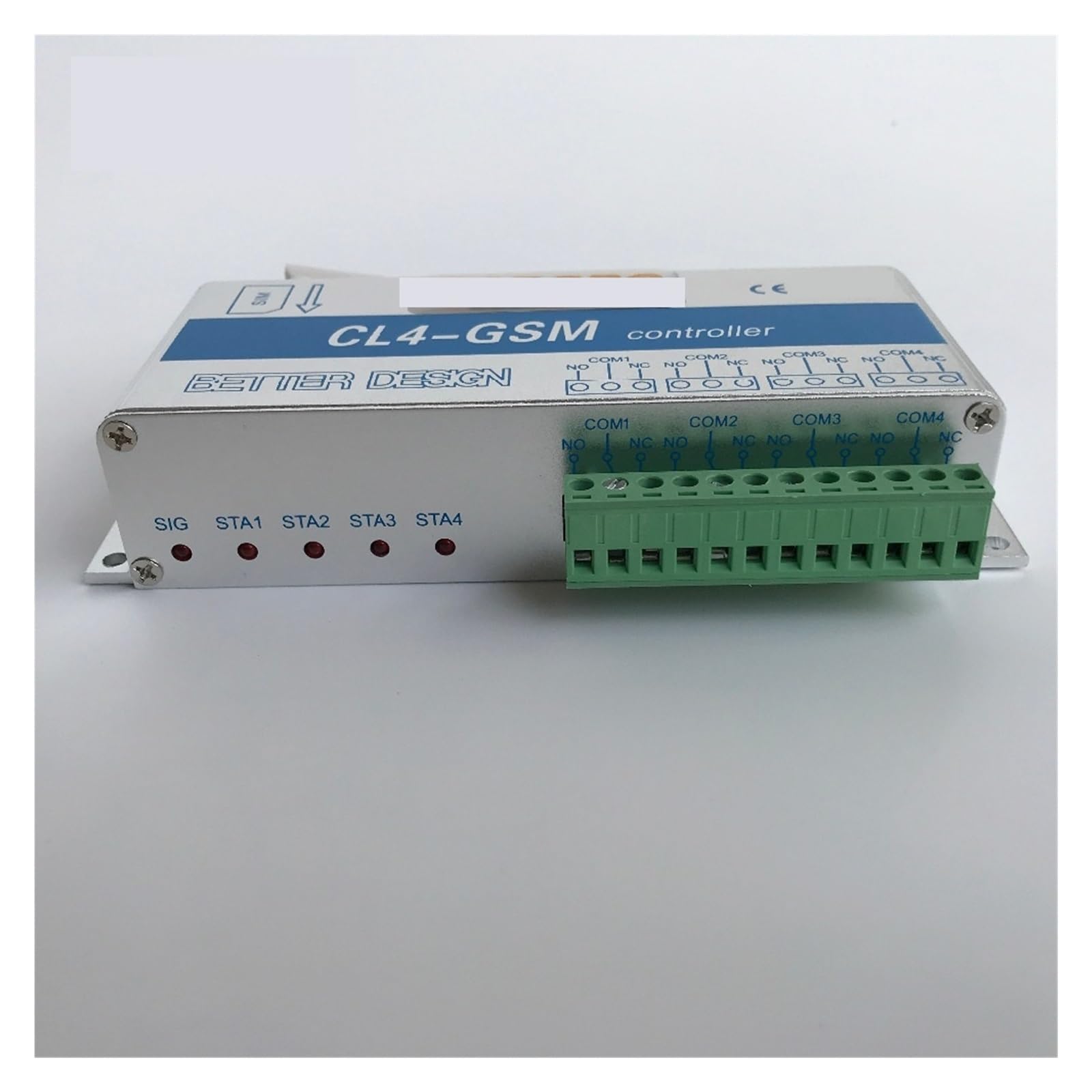Abridor de puerta GSM, 4 canales, inalámbrico, teléfono móvil, Control remoto, controlador, relé, interruptor inteligente(KIT2)