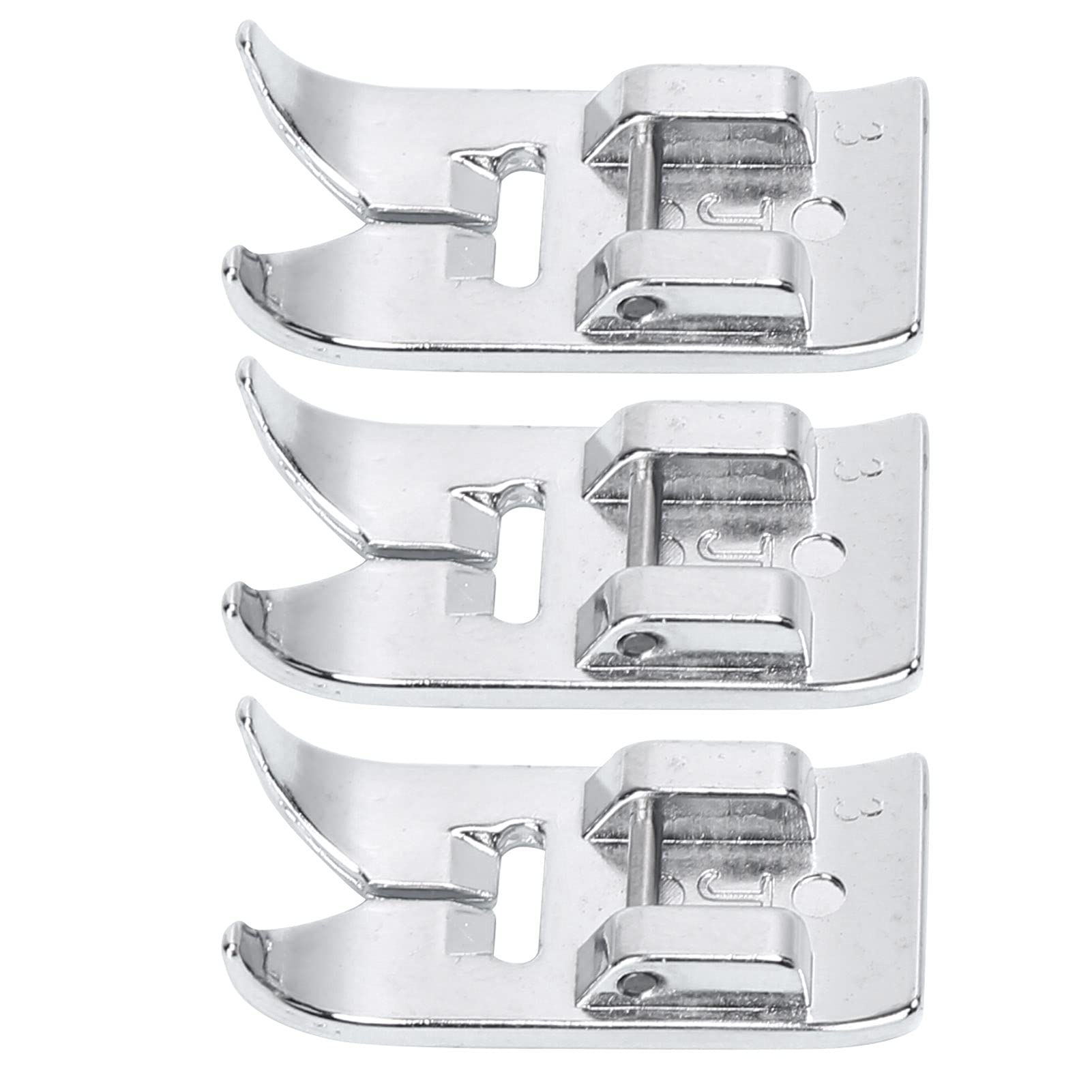 SDGBCXD Sewing machine presser foot, 3PCS Sewing Machine Presser Foot Set, Heavy Duty Stainless Steel Tools for Home Dressmaking Crafts