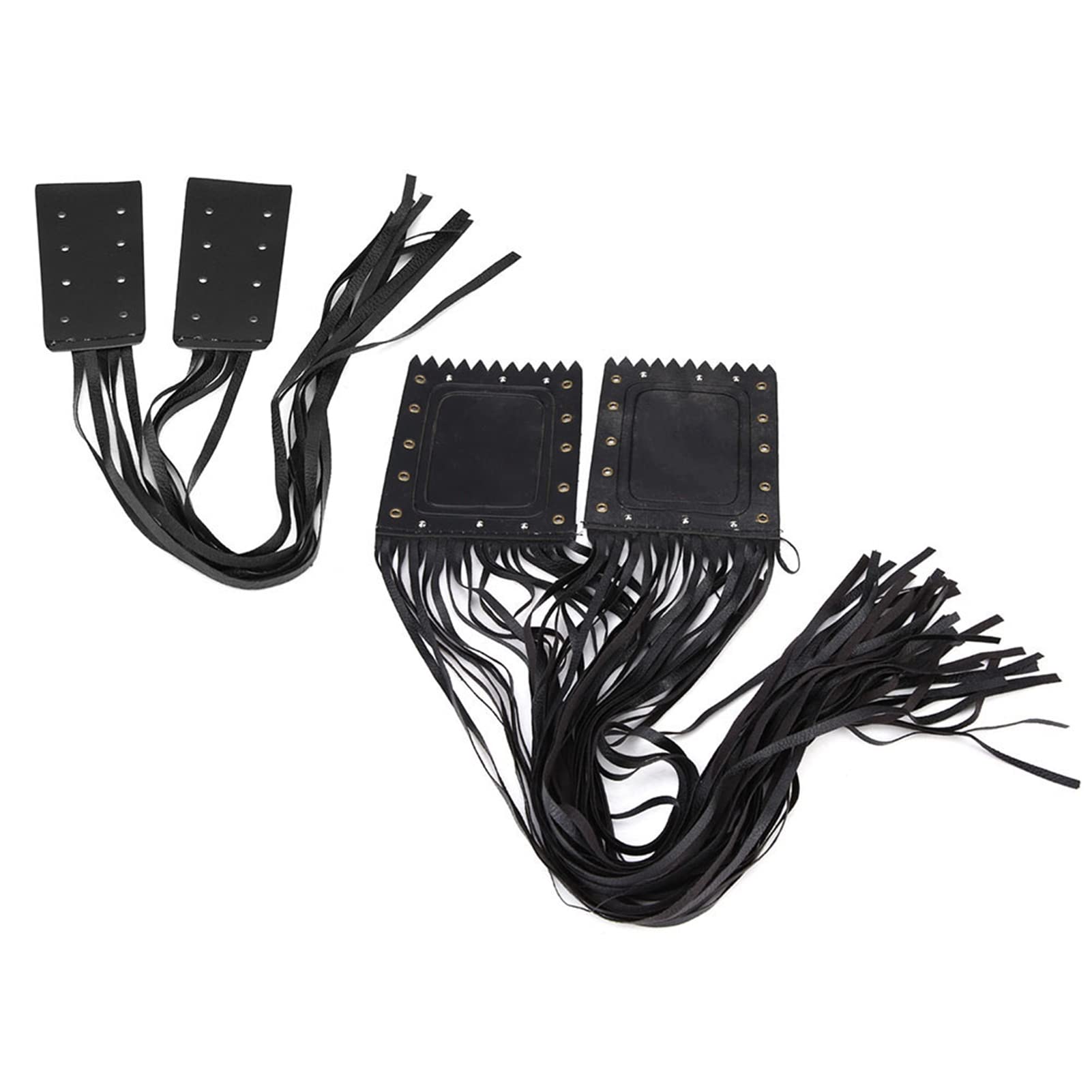 2pcs Motorcycle Handlebar Tassel Fringe Grip Cover Lever Universal for Victory Cruiser Handle Cover,Universal Synthetic Leather Material Grips Hand Cuffs Mounting Straps Accessory