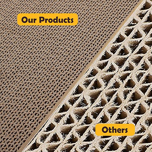 Cardboard Scratcher Pad Scratching Post:smartbean 5 Pcs Cat Scratcher With Box,Cat Scratch Pad For Indoor Cats Durable Scratch Cardboard Refill Lounge Bed For Cats Scratching Playing Sleeping #TOP3
