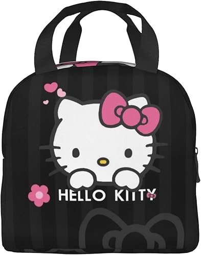 Miniatura 3 de IBOBFBG Linda bolsa de almuerzo de anime de dibujos animados Kawai para adultos, trabajo, viajes, senderismo, picnic, regalo de Navidad para mujeres