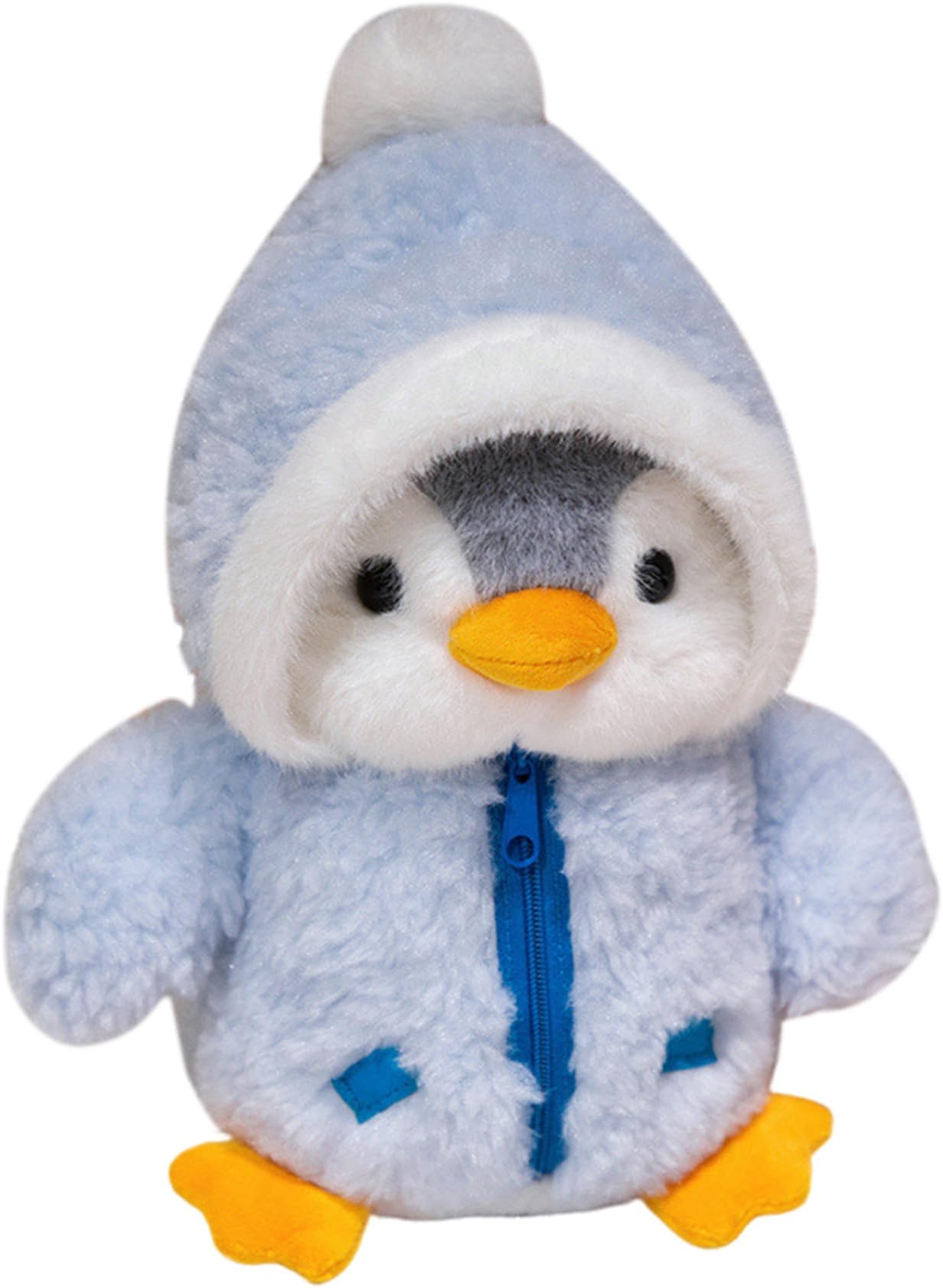 penguin in clothes