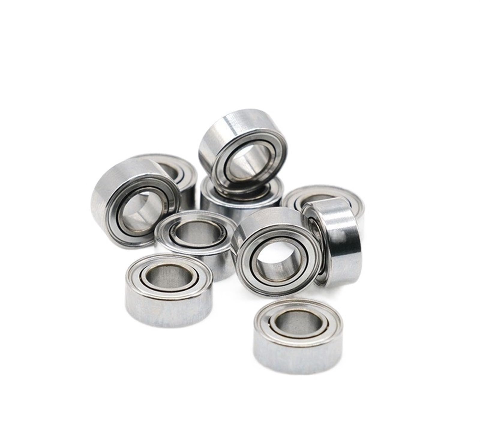 VSPPJYFG Bimetal Seal Shield Micro deep Groove Bearing 10pcs SMR106ZZ 6x10x3mm Stainless Steel Ball Bearing