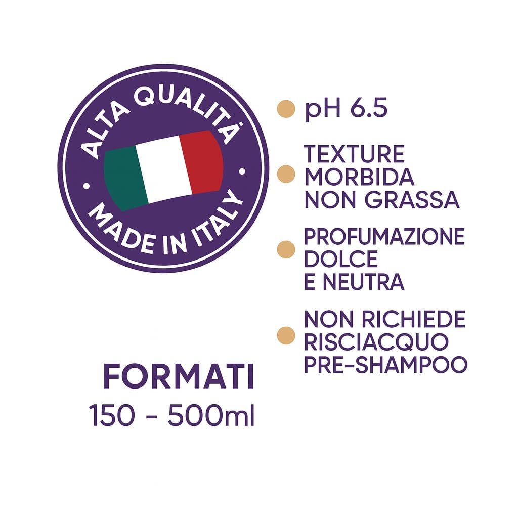 Crema Ultra Pre‑Bagno Scioglinodi per Cani – Trattamento districante del pelo annodato Con Cheratina e Burro di Karité, senza siliconi (500ml)