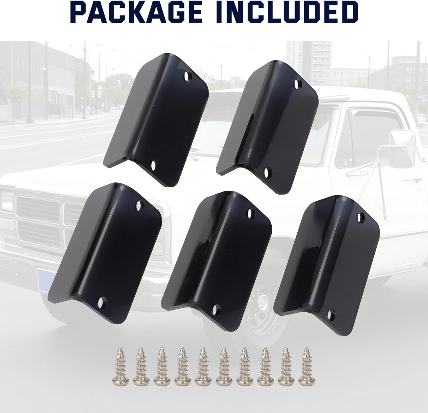 Motoparty 5X for Cab Moon Sun Visor Replacement Light Lens Smoke Lenses Not Included Light for Chevy Chevrolet GMC Ford Dodge Jeep