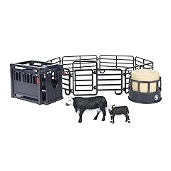 Big Country Toys 12-Piece Ranch Set - Farm Animal Toys for 3 Year Old Boys and Girls - Toy Figures & Playsets