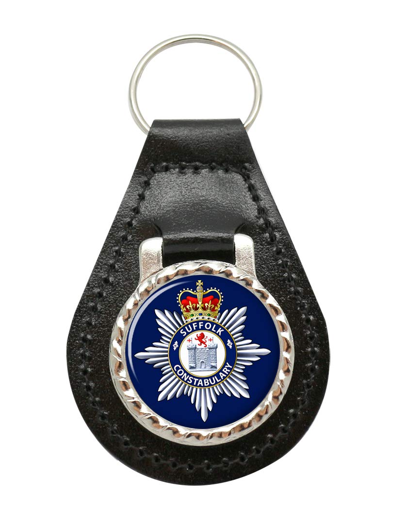 Suffolk Constabulary Leather Key Fob