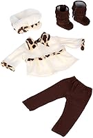 Vista 8 de Malvavisco - Conjunto de muñeca de 4 piezas de 18 pulgadas - Abrigo, sombrero, leggings y botas (no incluido)