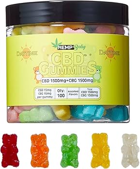 Amazon.co.jp: HEMPBaby CBG + CBD DAY TIME グミ 100粒 1粒CBG15mg+