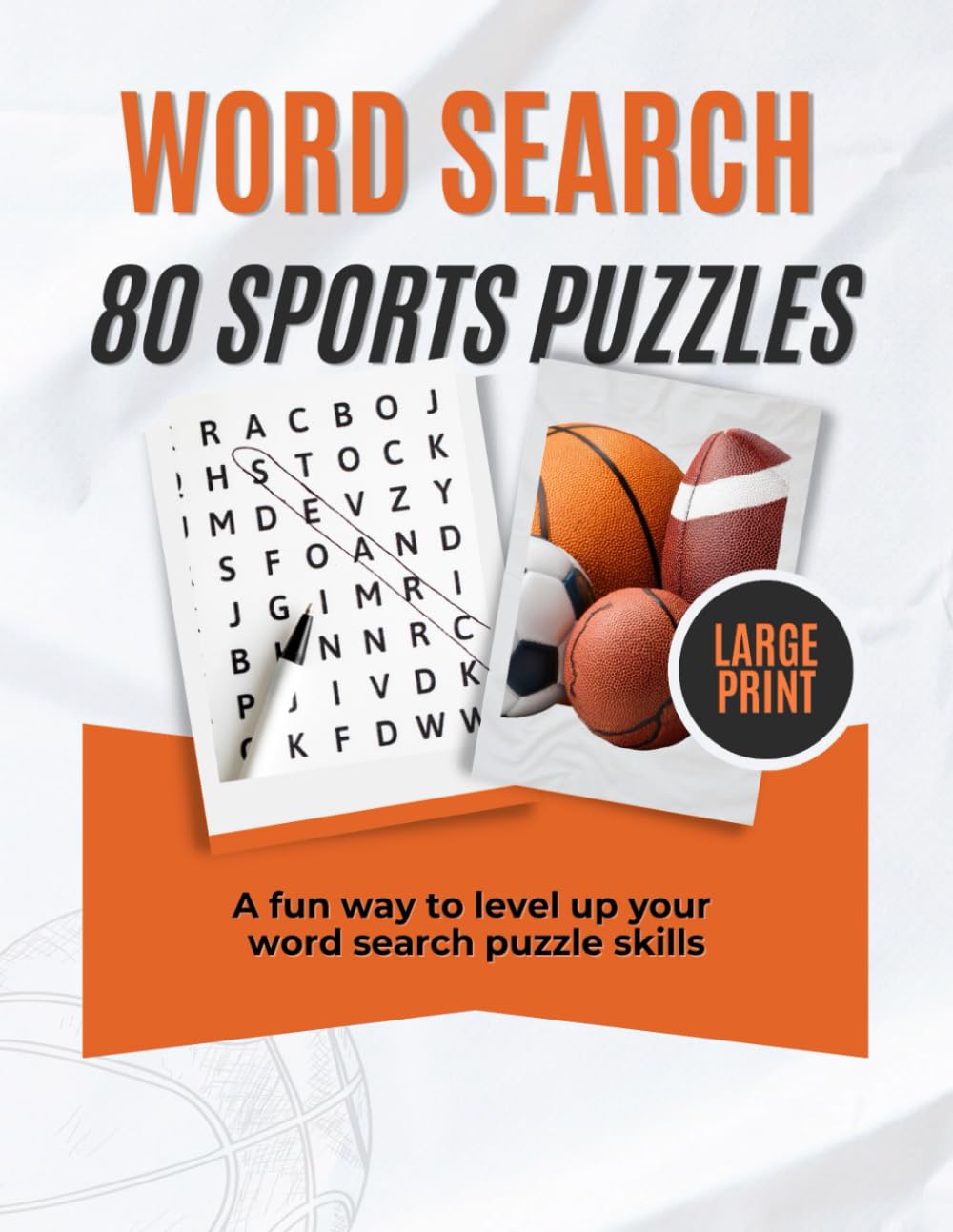 Word Search: 80 Sports Puzzles