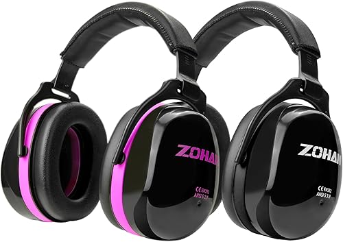 Miniatura 10 de ZOHAN 012 Hearing Protection Earmuffs for Noise Reduction - SNR 34dB - Ear Protection for Shooting, Mowing, Autism