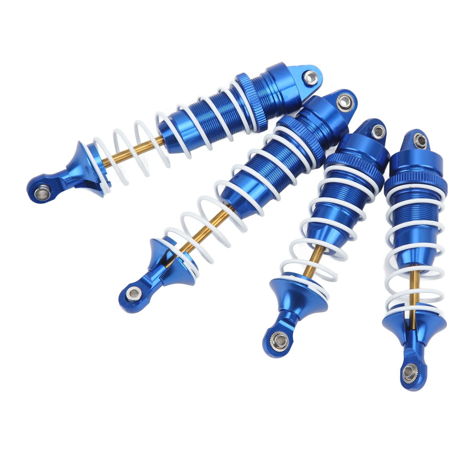 Amortyzator RC Amortyzator ze stopu aluminium Przód Tył Wymiana amortyzatora sprężynowego 1/10 Pojazd (Azul)