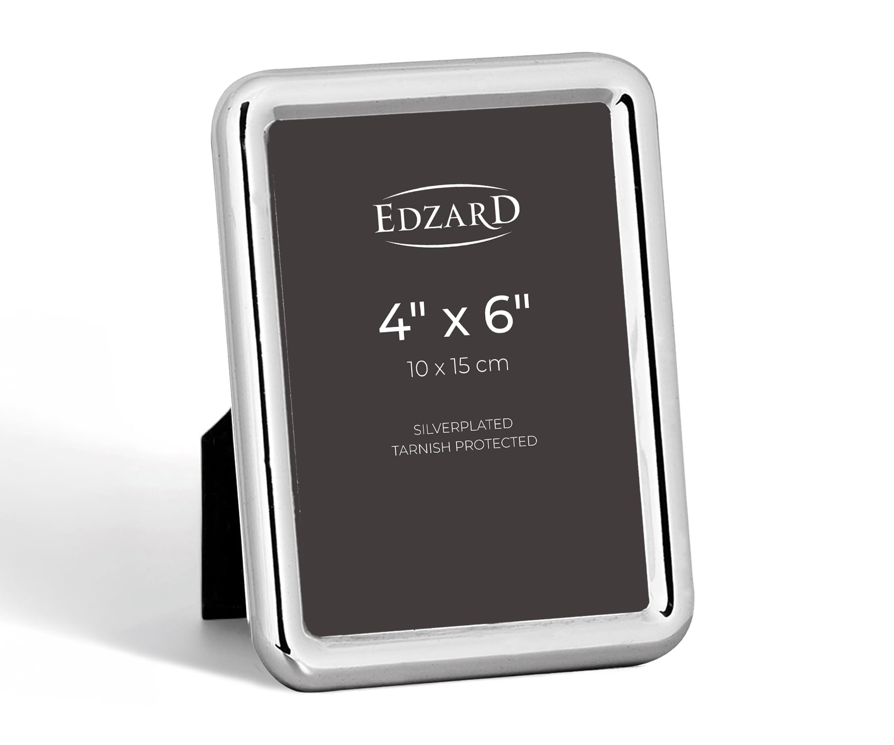 Edzard Polished Silver Picture Frame Frame Photo Frame Como For Photo 4 X 6 In, Silver Plated, Tarnish Protected