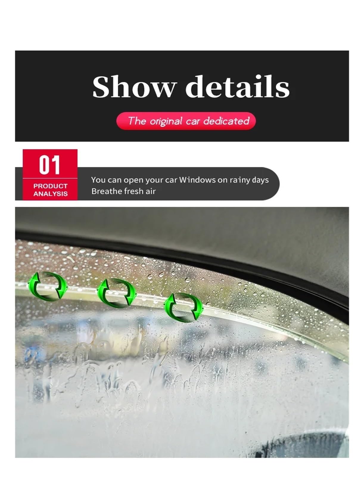 Kfz Outdoor Abdeckplane Für Skoda Für Kodiaq Fenster Visier Wetter Schild Seite Fenster Deflektor Auto Windschutzscheibe Wetter Schild Autoscheiben Sonnenschutz