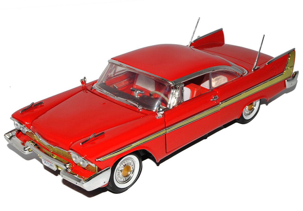 Motormax Plymouth Fury 1958 Coupe Rot Oldtimer 1/18 Modell Auto