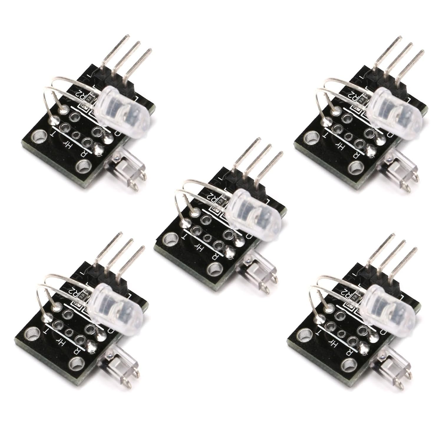 KY-039 Finger Detection Heartbeat Sensor Module Pack of 5 for Rduino Projects, Health Monitoring and Emotion Detection Applications