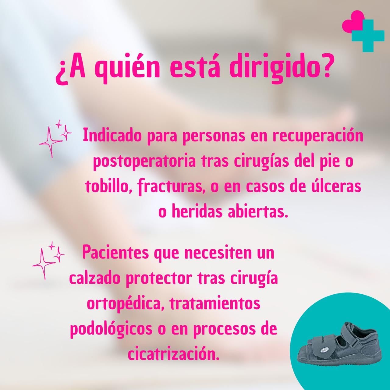 GERCARE Bota Ortopedica Walker Darco Unisex. Zapatos Ortopedicos Mujer Recuperación y Confort. Zapato Postoperatorio Ideal