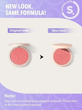 SHEGLAM Divine Flush Matte Blush Powder - Highly Pigmented, Non-Fading, Long Lasting, Lightweight Natural Blush for Face Makeup