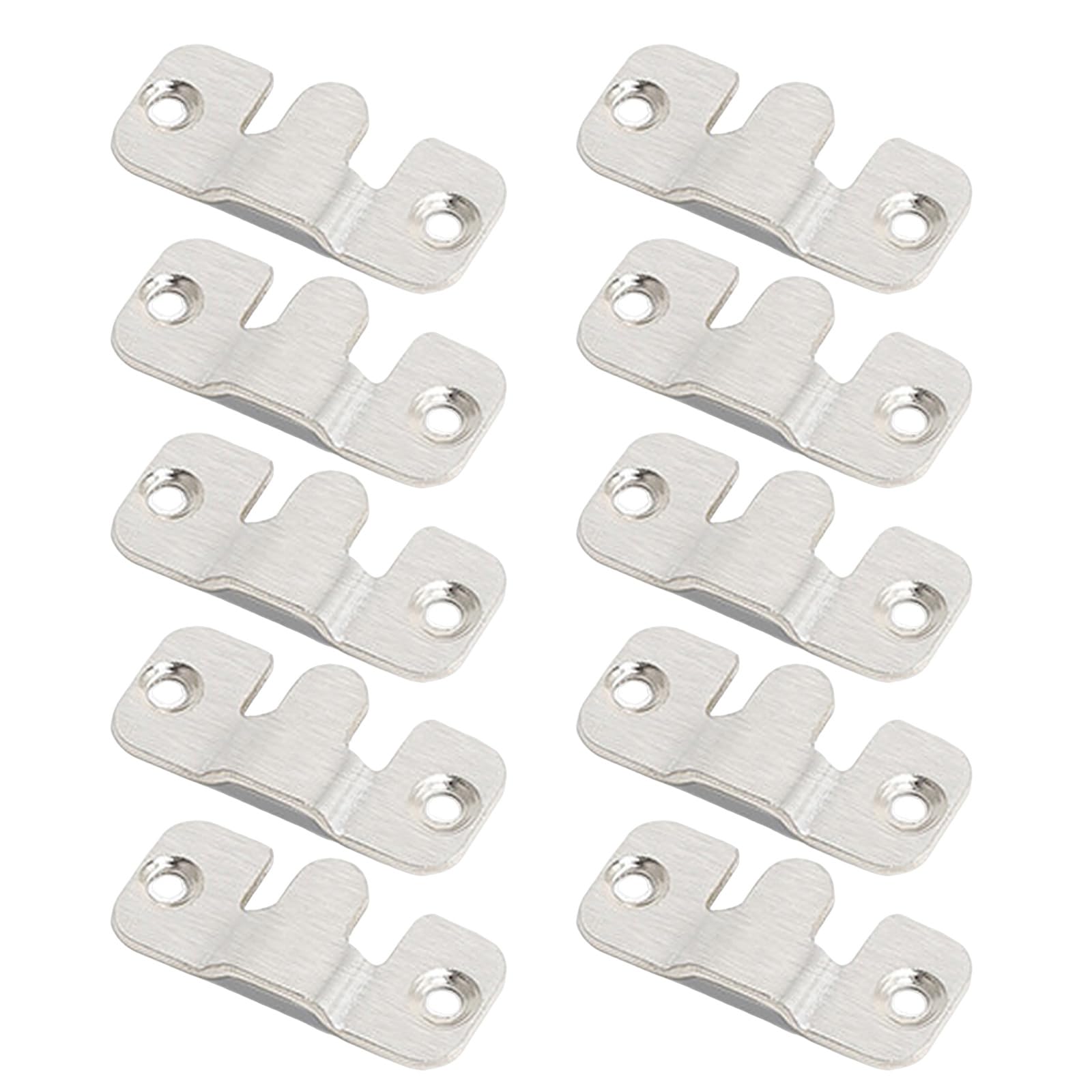 Shunzhong 10pcs Heavy Duty Stainless Steel Wall Hook for Home Strong Load Capacity Mounting Bracket Hanging Buckles High Weight Capacity Wall Hook Easy Installation Mountain