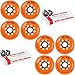 Labeda Inline Roller Hockey Skate Wheels Addiction Orange 80mm 8 Set Bones Swiss