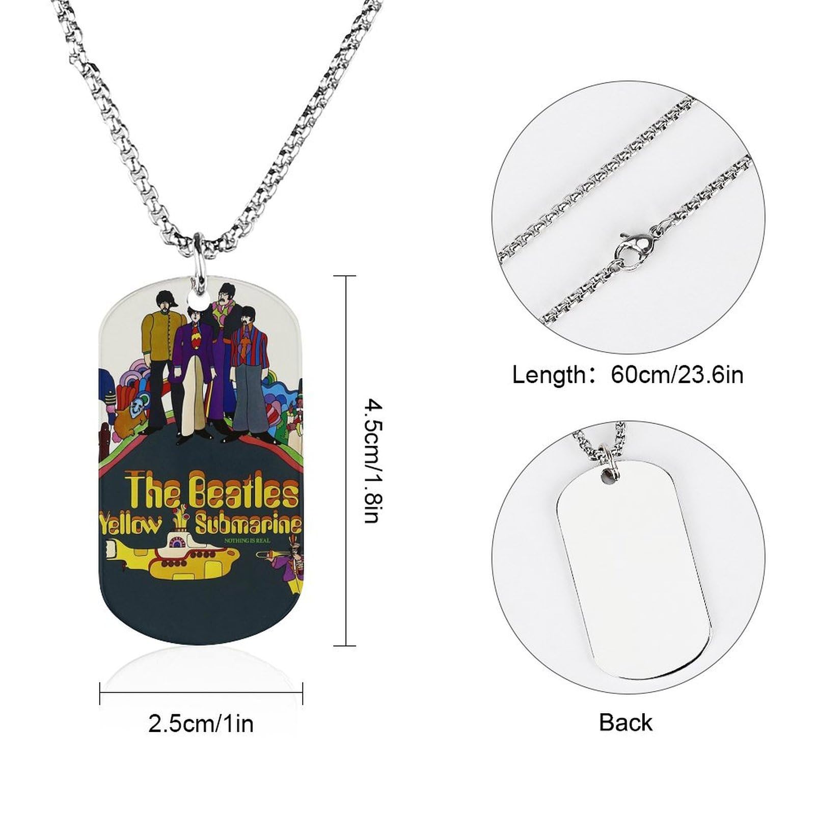 Amazon.co.jp: ネックレス ビートルズ イエロー サブマリン ペンダント