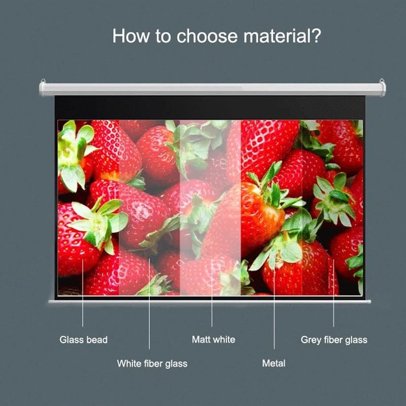 Pantalla manual para proyector 84 pulgadas 16:9 con autolocking miniatura 6