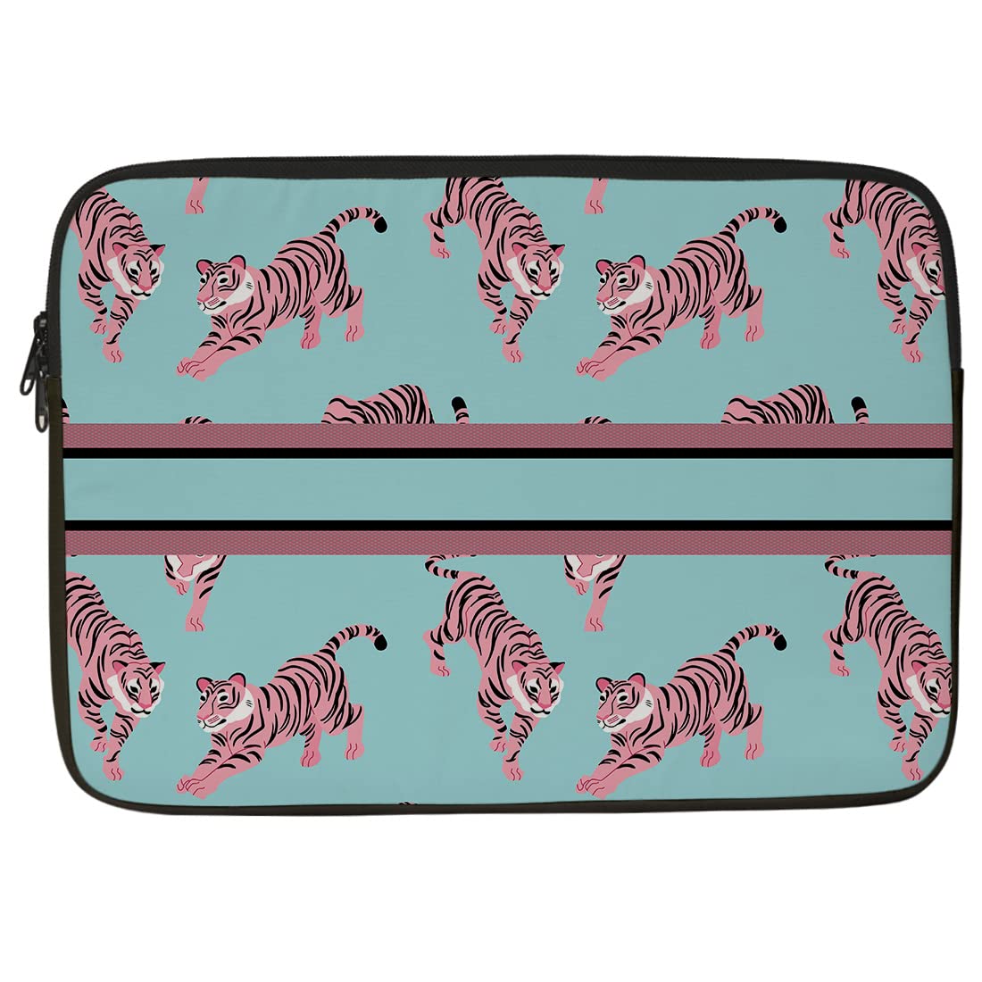 Crazyify Bengal Tiger Printed Laptop Sleeve/Laptop Case Cover/Laptop Bag 14 inch with Shockproof & Waterproof Linen On All Inner Sides | MacBook Pro/Laptop Sleeve for Men & Women (B0C593LQ3R) Amazon Price History, Amazon Price Tracker