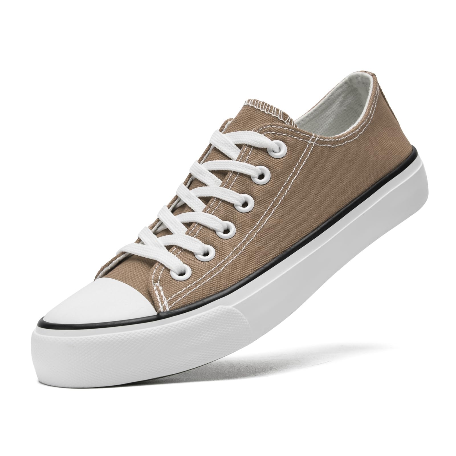 sharllen Canvas Sneakers Stoffschuhe Damen Atmungsaktive Low Top Turnschuhe Freizeit Leicht Stoff Schuhe Leinenschuhe Segeltuchschuhe