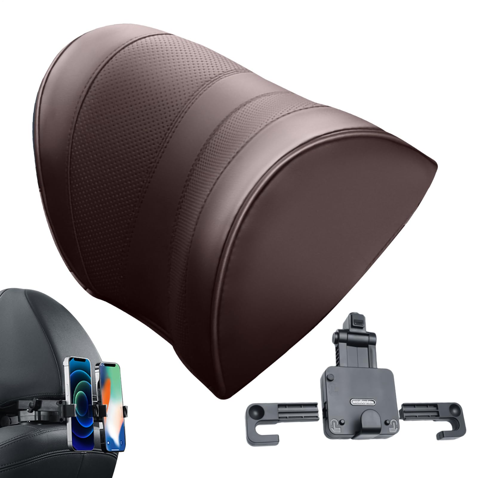 Coussin repose-tête pour voiture, réglable 3D – Soutien doux pour la peau