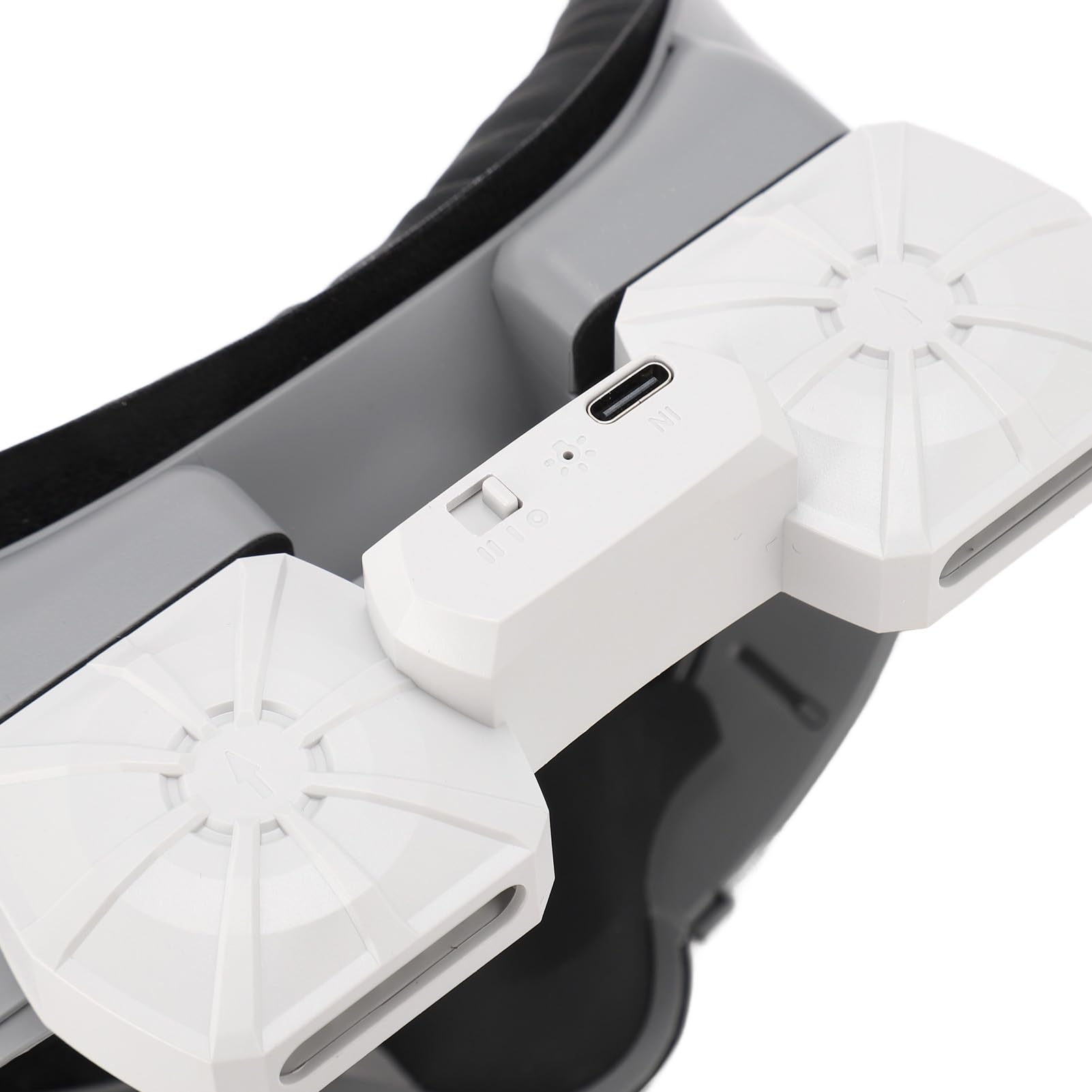 Copertura per Il Viso con Ventola di Raffreddamento VR, Copertura per Viso VR Morbida e Confortevole con Doppia Ventola di Raffreddamento