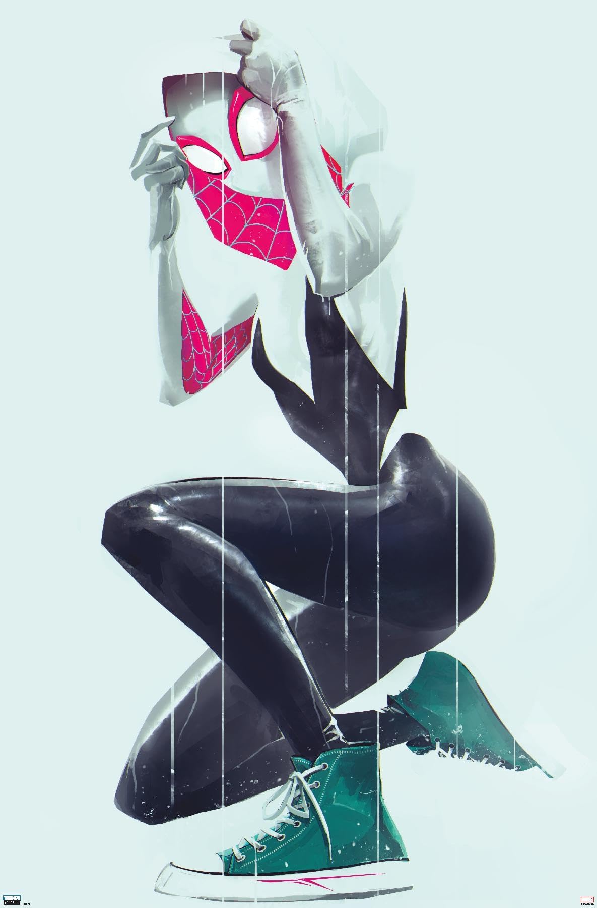Marvel Ghost-Spider - Hood Wall Poster, 34L" x 22.4W", Premium Unframed Version