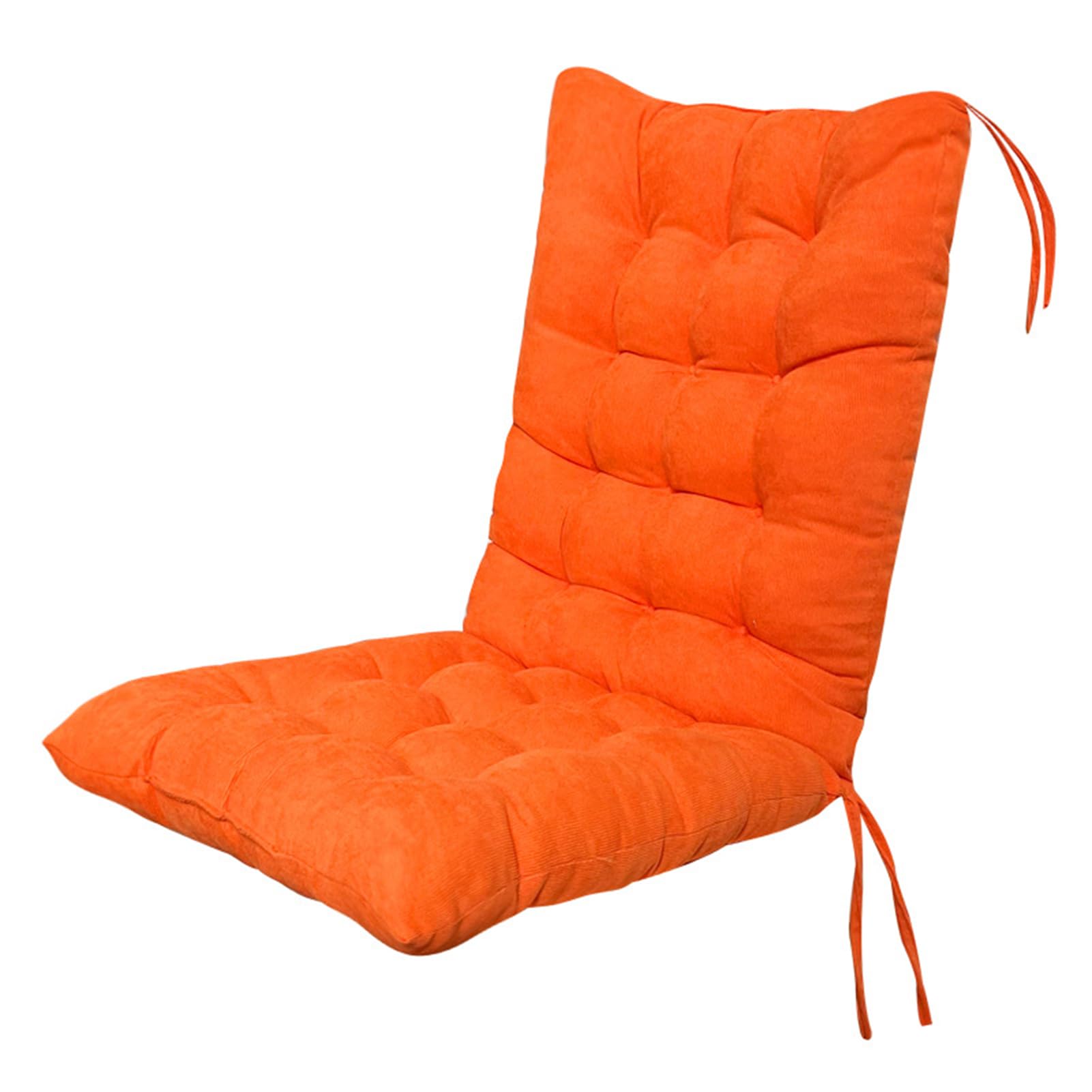 Coussin de chaise à dossier haut orange 45x100 cm pour fauteuil de jardin de patio