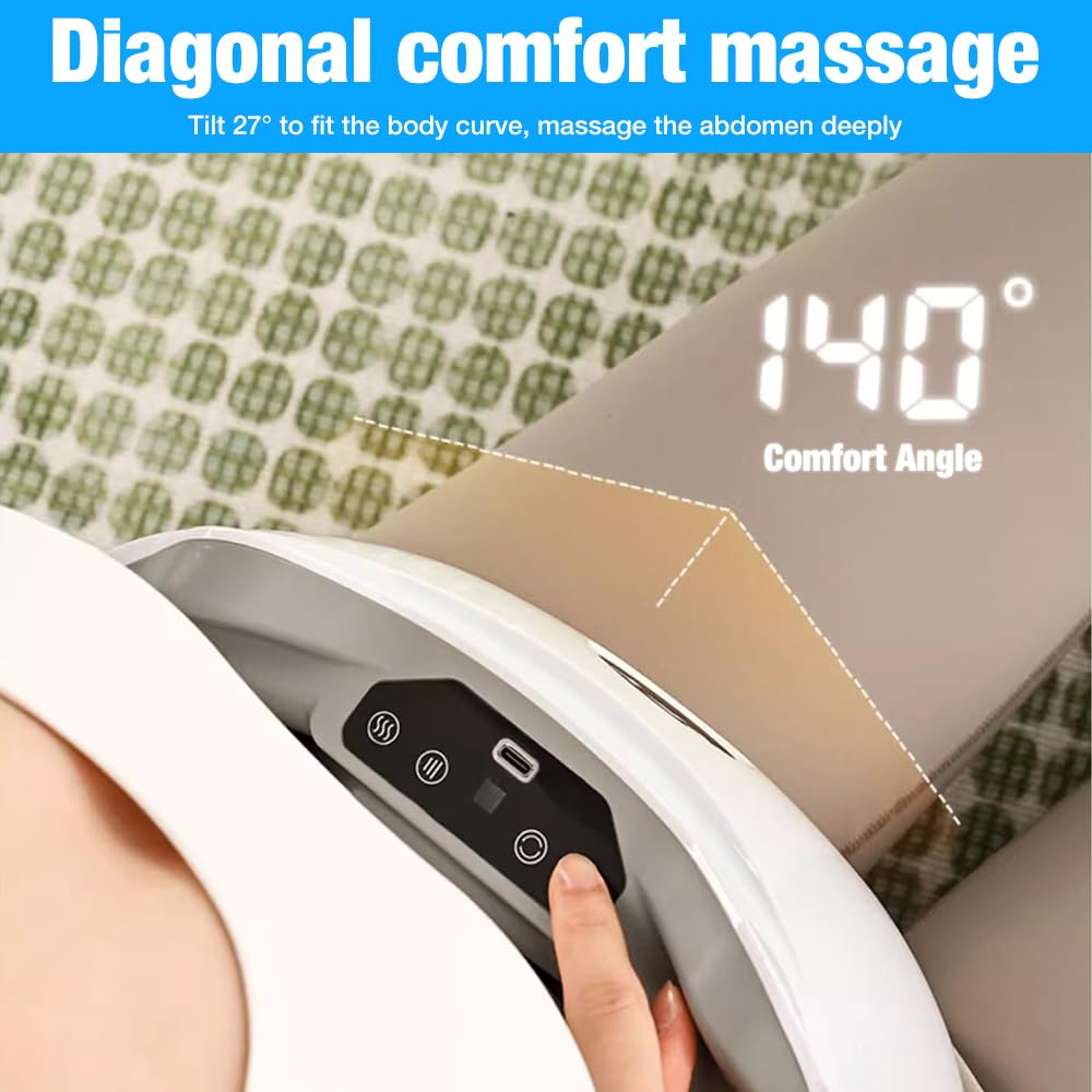 Instrument Électrique De Pétrissage du Ventre, Masseur Abdominal électrique sans, Masseur D'estomac Abdominal, pour brûler Les Graisses et la Digestion, pour Abdominaux, Dos, Cou Et J