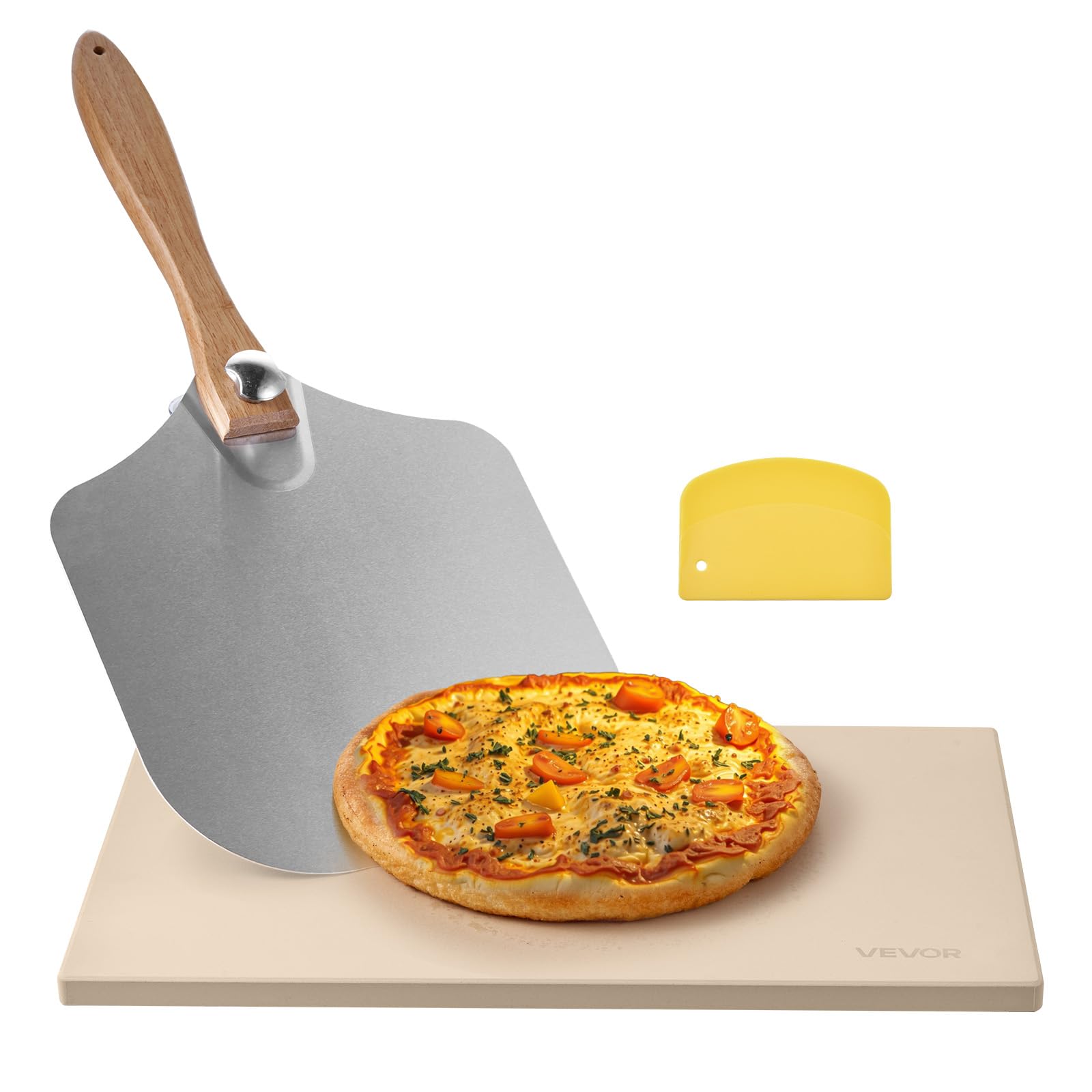  VEVOR Pizza Stone Rectangular per Cuocere Pizza Resistente al Calore per Cuocere nel Forno
| VEVOR Pizza Stone Cordieri