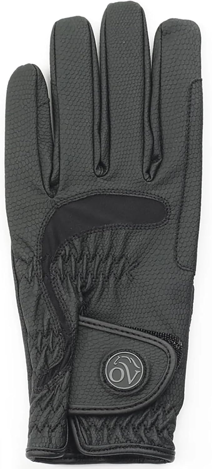 Ovation Women's LuxeGrip StretchFlex Riding Gloves - Breathable Moisture-Wicking Equestrian Handwear w/SmartTap Touchscreen