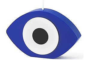 Mesmerizing Blue Evil Eye Candle: A Talisman for Tranquil Homes
