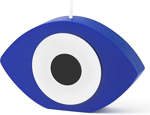 Vela azul contra el mal de ojo, regalo de Nazar, decoración del hogar, fragancia estética de pino natural, cera de soja natural, velas de disponible en Yaxa Peru